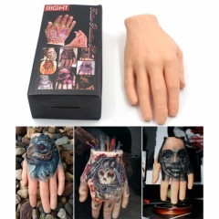 Synthetic Hand Tattoo Practice Skins Silicone Fake Hand for Both Apprentice & Experienced Tattooist