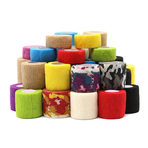 12 pcs/bag 5 cm *4.5m Elastic Bandage Tape Handle Grip Tube for Tattoo Machine Grip Accessories