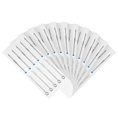 M2 High Quality 50pcs/box Disposable & Sterilized Tattoo Lining Needles with Blue Dot