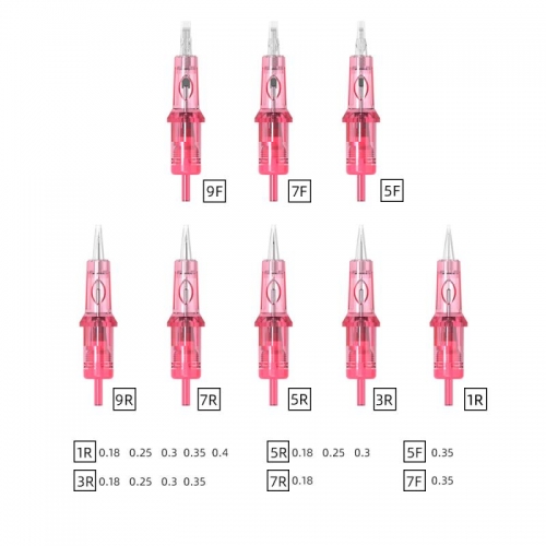 Ambition 20Pcs Eyebrow Tattoo Cartridge Needles 