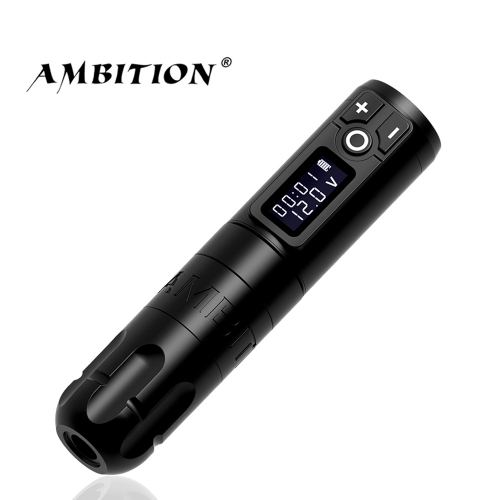 Ambition Soldier Wireless Tattoo Machine Pen Battery with Portable Power Pack 1950 Mah Digital LED Display For Body Art