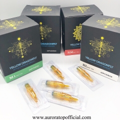 20pcs Yellow Dragonfly I  Tattoo Cartridge Needles for Tattoo Machine And Tattoo Supplies