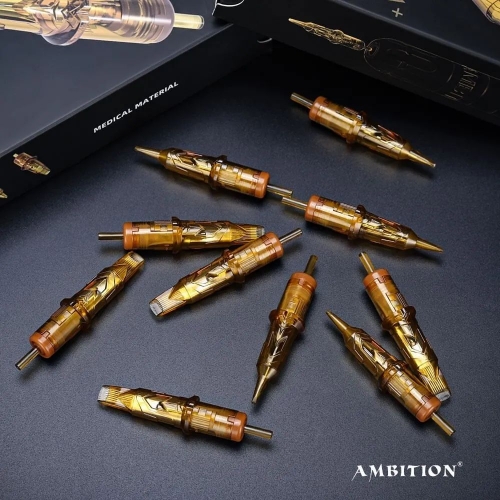 Ambition Golden Armor Tattoo Cartridge Needles RL Disposable