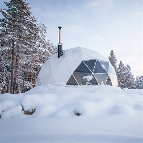Snow and wind resistant FRP outdoor dome camping igloo dome house