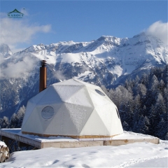 Snow and wind resistant FRP outdoor dome camping igloo dome house