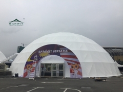 Customized glass door Party Geodesic Dome Tent for sale