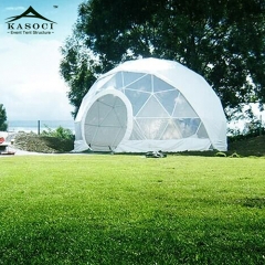 Portable Custom Outdoor Summer Round PVC Geodesic Dome House Clear Garden Igloo Camping Tent
