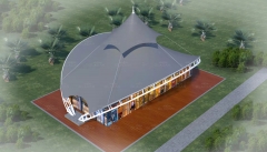 Luxury hotel tent for family Membrane structure