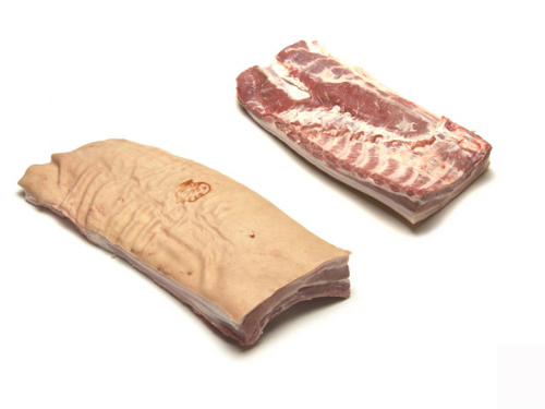 带皮带骨中方 belly bone in skin on