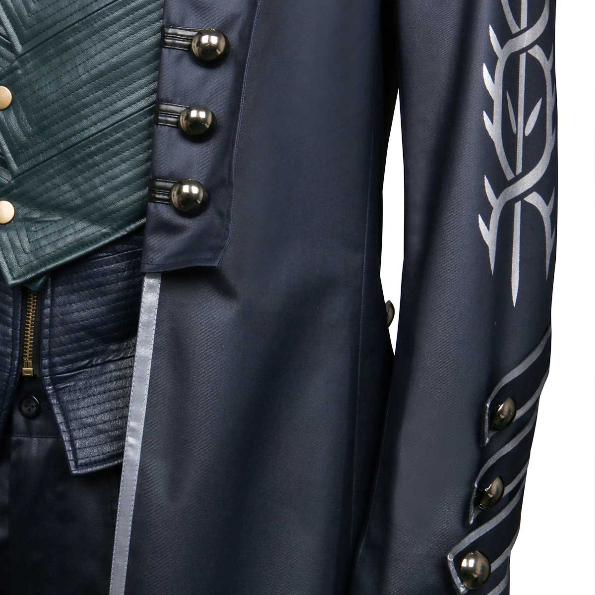 Devil May Cry5 Vergil Cosplay Costume Men Coat Whole Set Suit