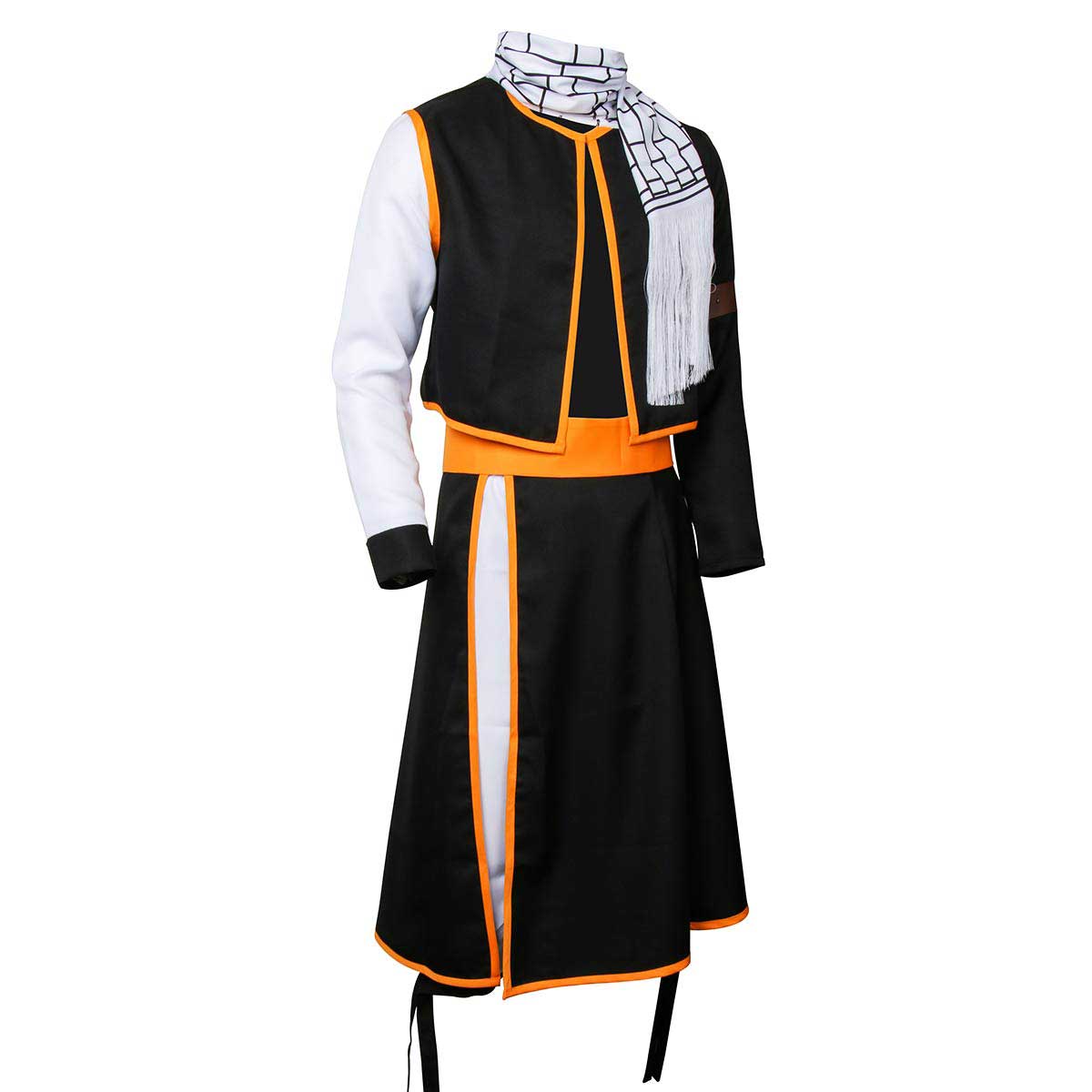 Fairy Tail Final Season Etherious Natsu Dragneel Halloween Cosplay Costume Outfits-Takerlama