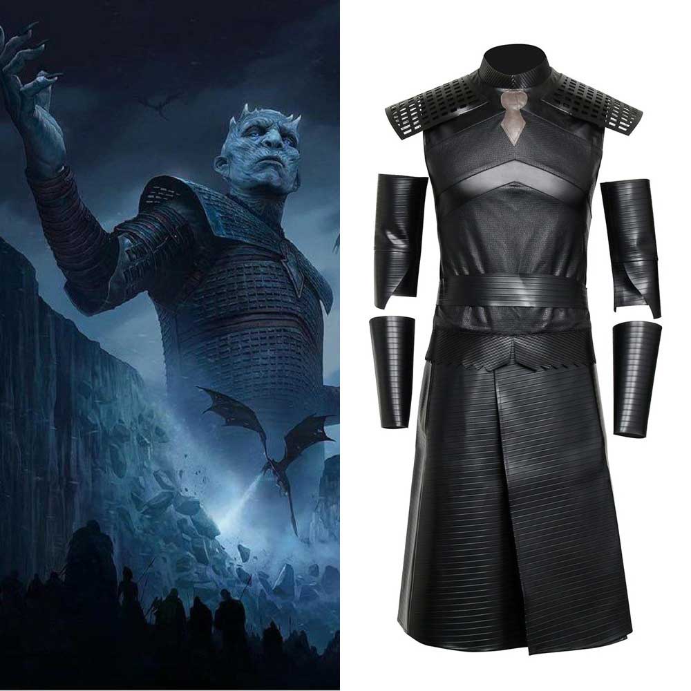 Game of Thrones A Song of Ice and Fire Night's King Cosplay Costumes Night King White Walkers