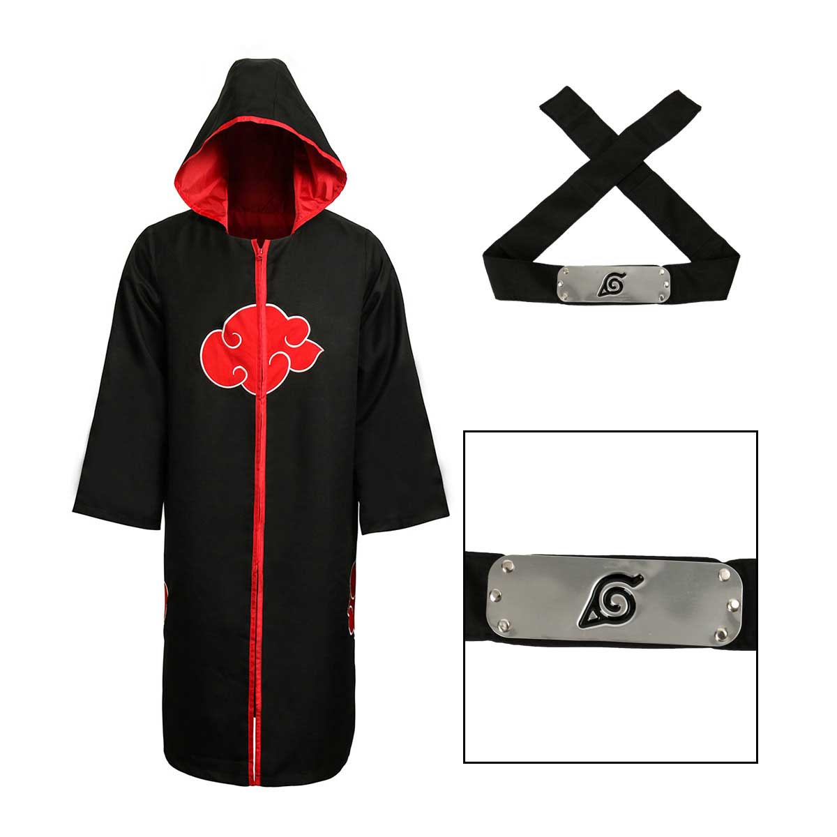 Naruto Uchiha Obito Cloak Cosplay Costume