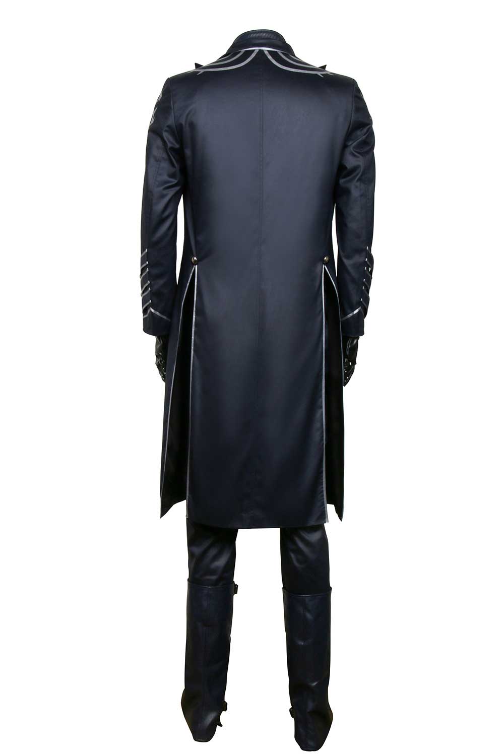 Devil May Cry5 Vergil Cosplay Costume Men Coat Whole Set Suit