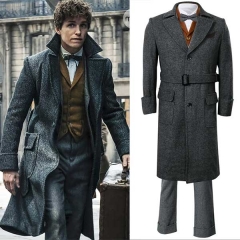 Fantastic Beasts The Crimes of Grindelwald Newt Scamander Cosplay Costume