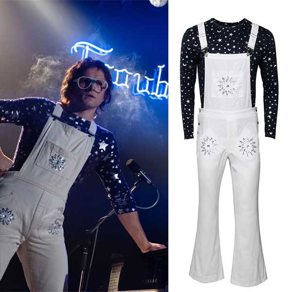 Rocketman Elton John Costume Cosplay Uniform Jumpsuit Suit For