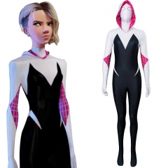 Spider-Gwen Cosplay Costume Women SpiderMan: Into the Spider-Verse Outfits