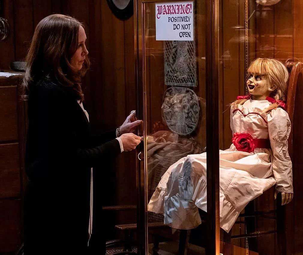 Annabelle Comes Home Doll Cosplay Dress Halloween Horror Costume For Women Adults Film Replica-Takerlama 