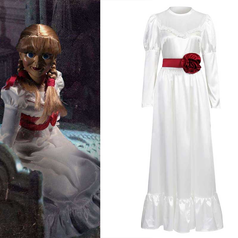 Annabelle Comes Home Role Play Dress Halloween Cosplay Costume