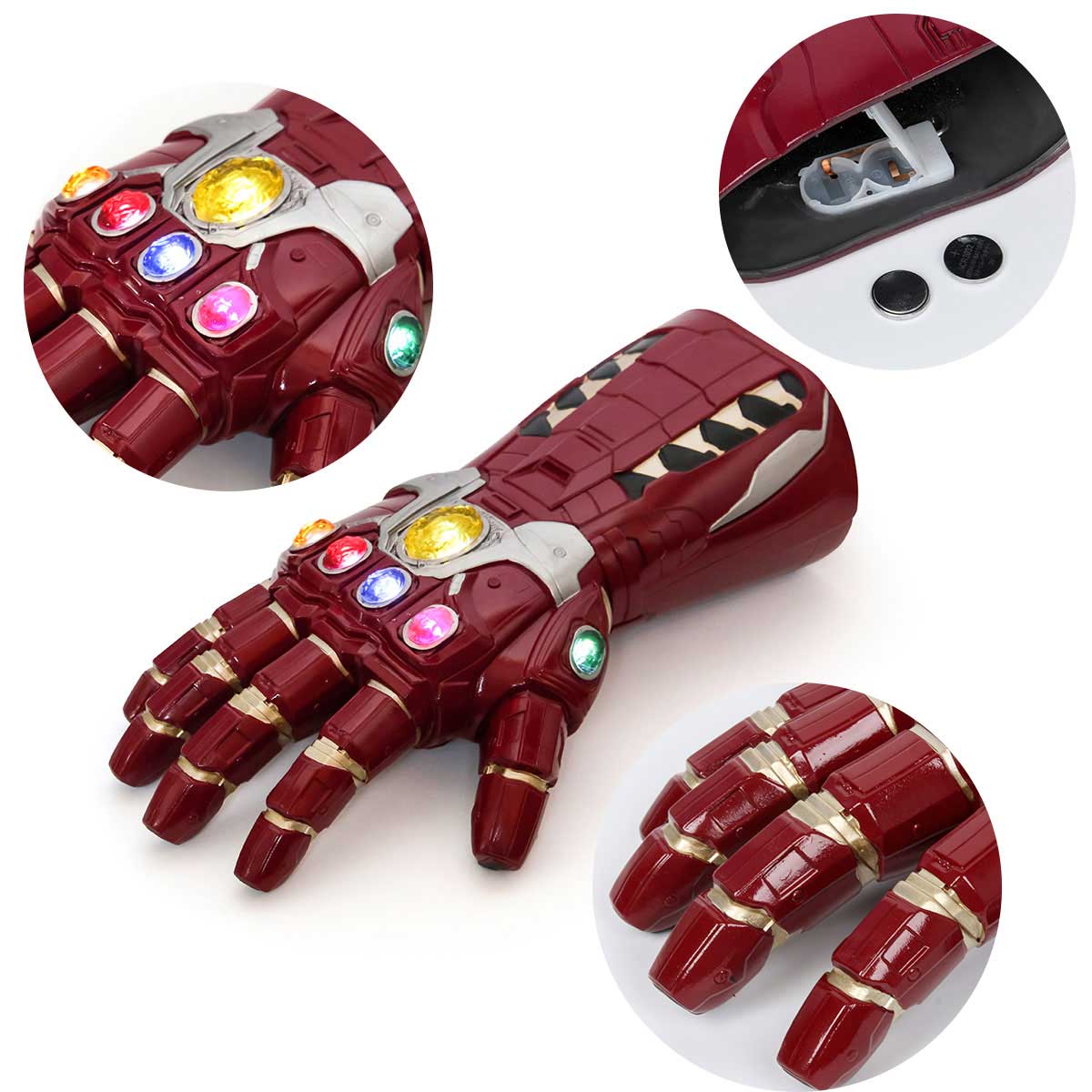 Avengers 4 Endgame Iron Man Tony Stark Led Gloves