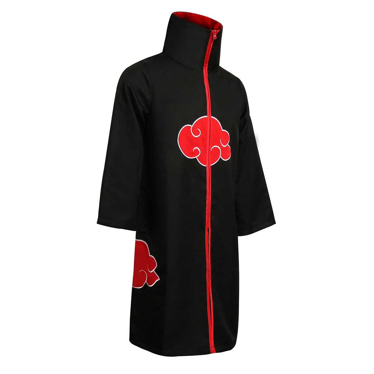 Naruto Uchiha Obito Black Cloak Hallwoeen Cosplay Costume