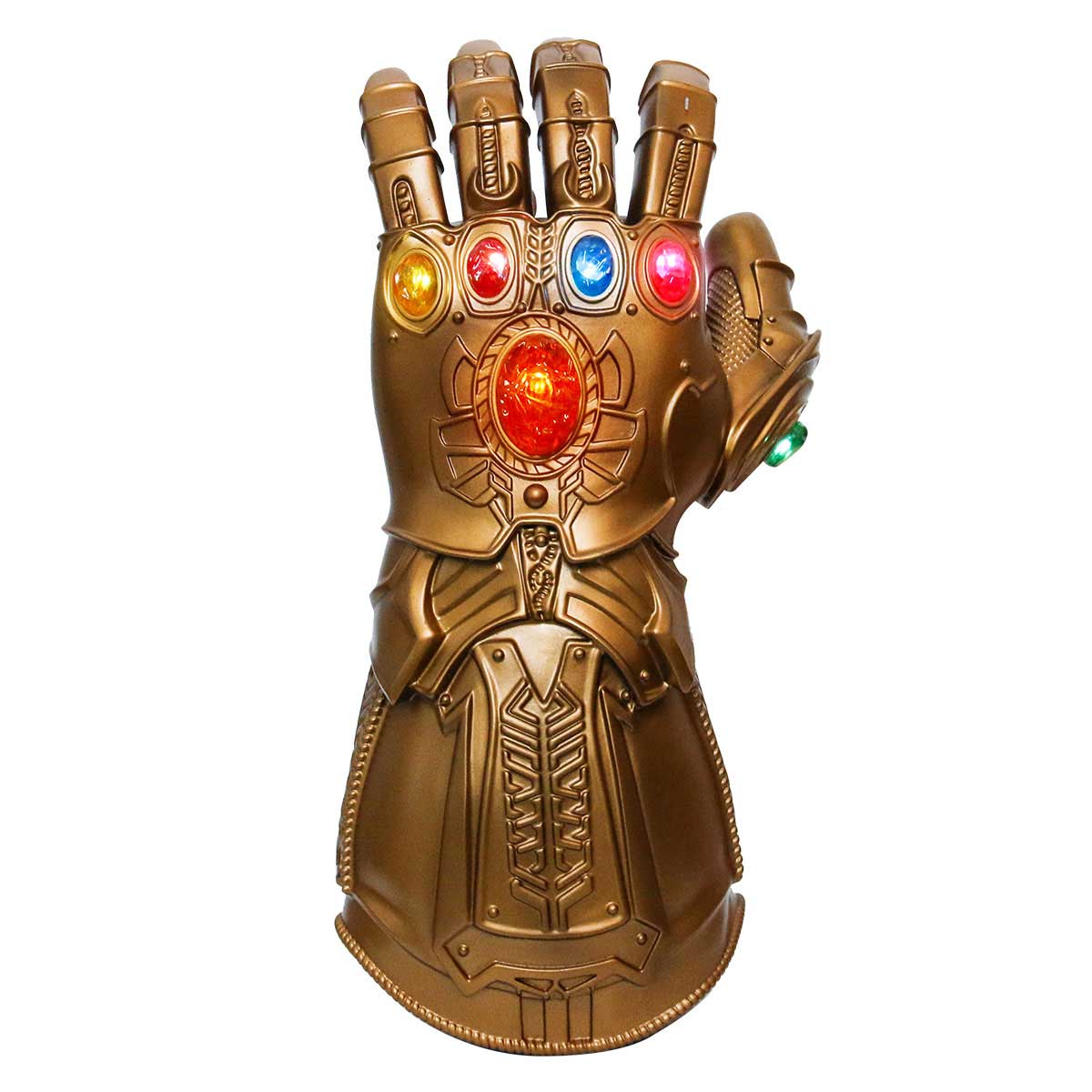 Thanos Infinity Gauntlet LED Glowing Glove Avengers War Prop Cosplay Halloween 
