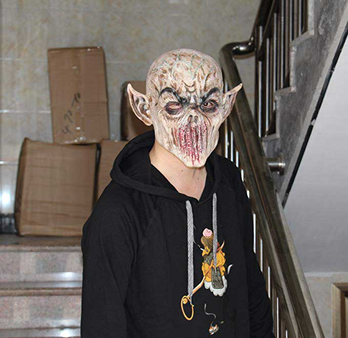 Halloween Scary Demon Alien Bloody Monster Latex Masks Cosplay Props