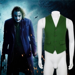 The Dark Knight The Joker Cosplay Green Vest Cosplay Costume