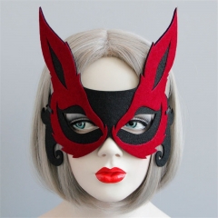 Red Sexy Fox Half Face Masquerade Mask