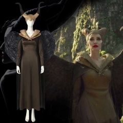 Movie Maleficent 2 Angelina Jolie Costume Halloween Cosplay Outfits