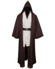 Star Wars Robe Obi Wan Kenobi Jedi Halloween Cosplay Costume