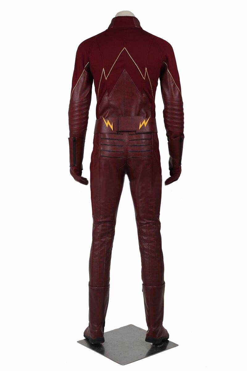 Barry Allen Cosplay Costumes The Flash Season 2 With Mask Helmet