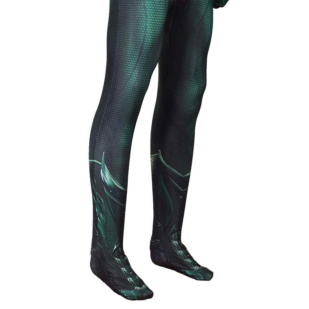 Aquaman Arthur Curry Muscle Suit Cosplay Costume Jumpsuit 
