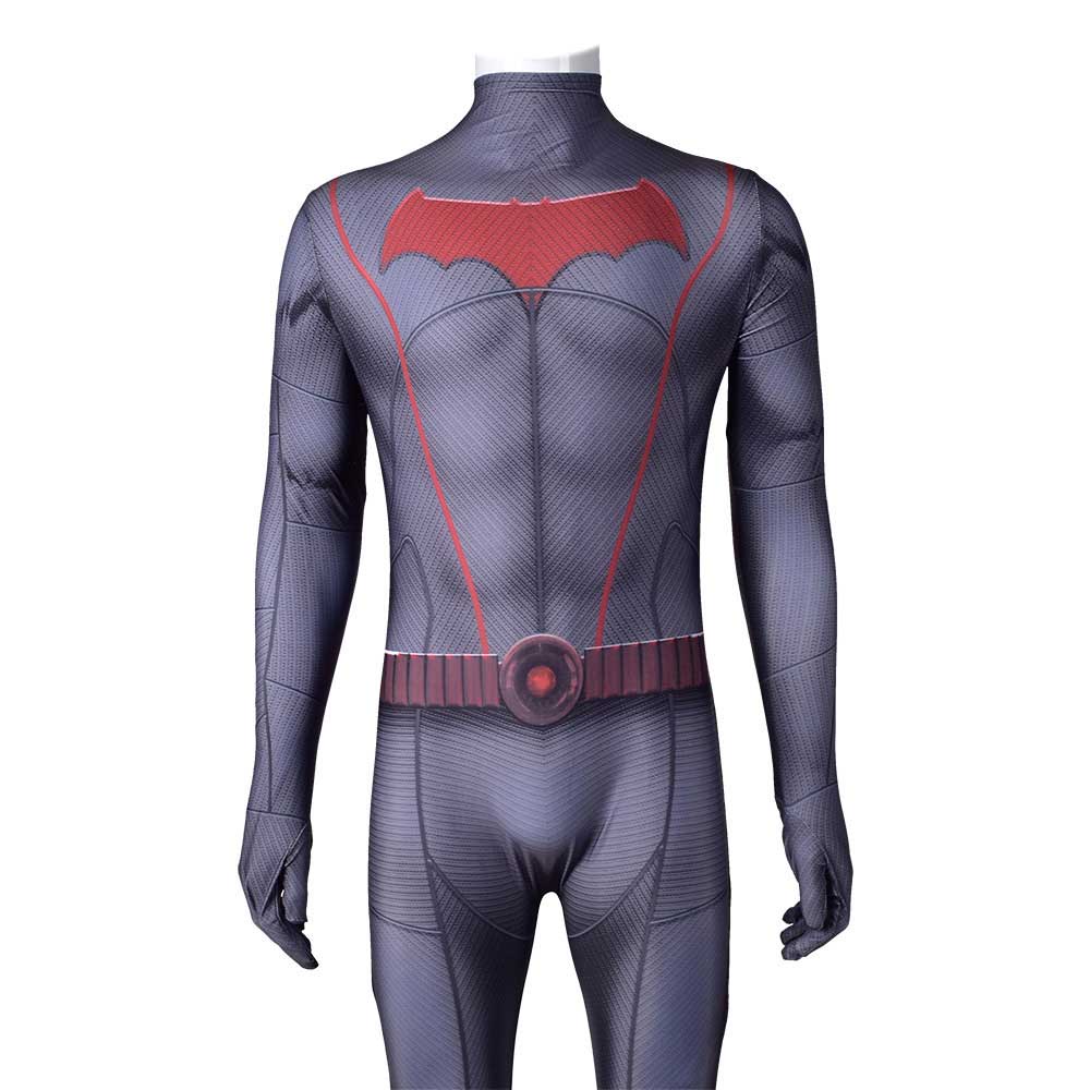 Earth 2 Batman Superhero Cosplay Costume Bruce Wayne Bodysuit For Adult and Kids