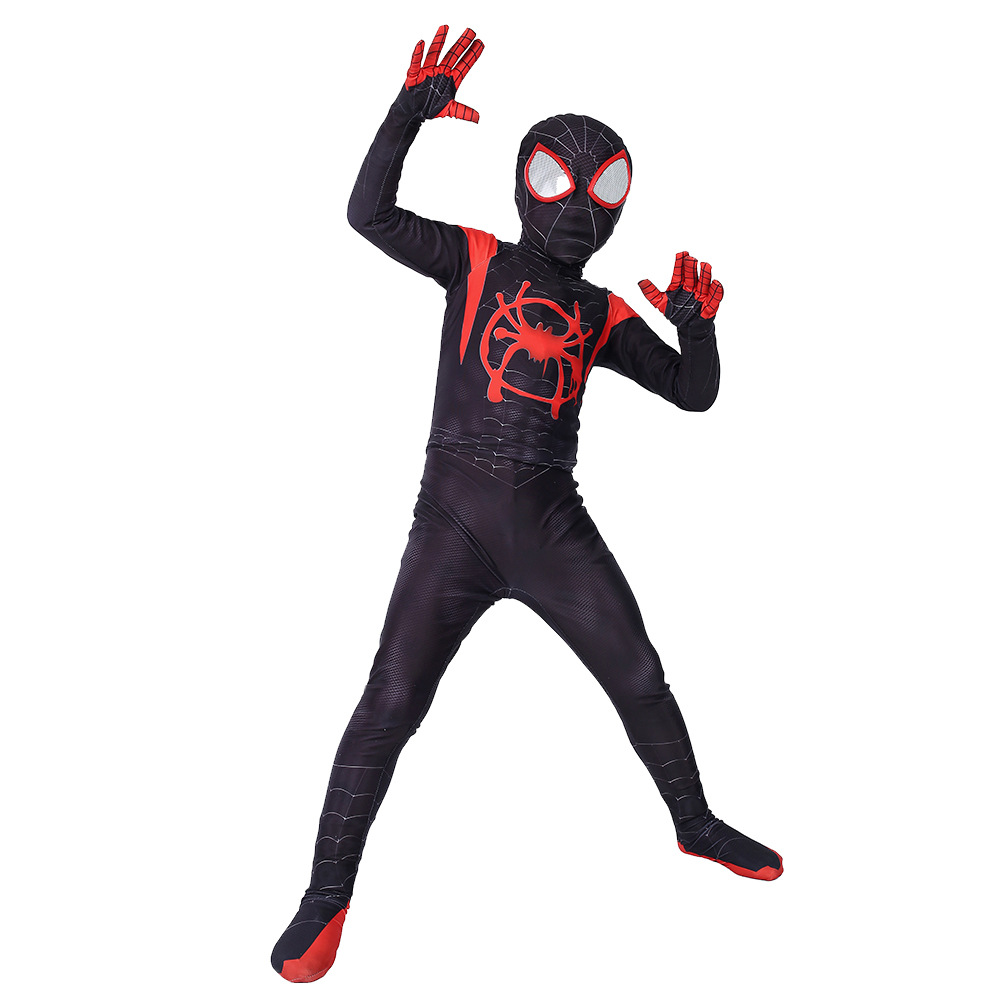 Spider-Man Cosplay Costume  Into the Spider-Verse With Removable Masks