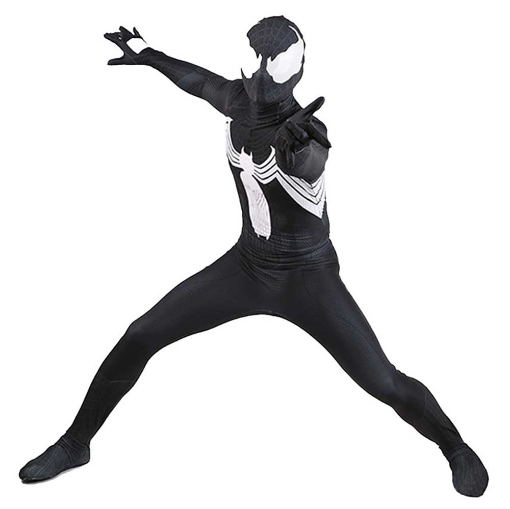 Venom Spider Superhero Spiderman Halloween Cosplay Costume With Mask For Kids Adult-Takerlama