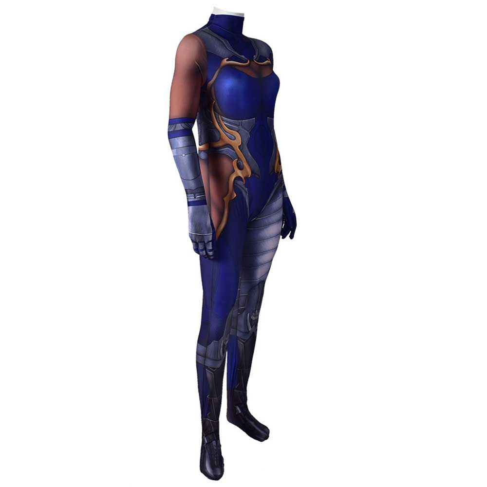 PS4 game Tekken 7 Costume Cosplay Fullbody Zentai Suit Halloween Costume Jumpsuit Bodaysuit For Adult/Kids