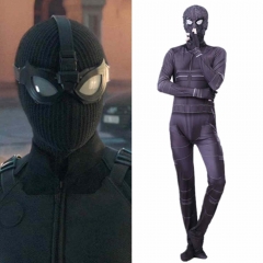 Kids Adult Black Spider-Man Cosplay Costume Far From Home Tom Holland