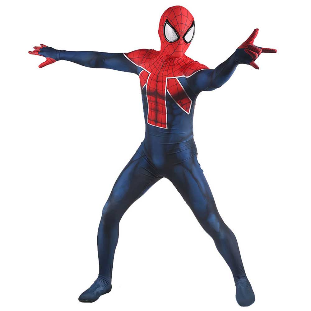 Ultimate Spider-Man Costume Adult Kids Animated Series Peter Parker ...