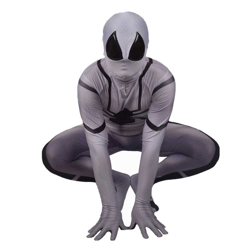Marvel Spider-Man Suit Future Foundation Halloween Cosplay Costume Adult Kids