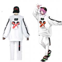 DRB Division Rap Battle The Dirty Dawg Amemura Ramuda White Cosplay Costume