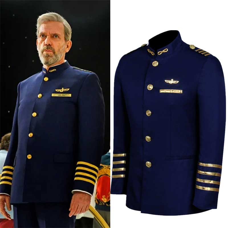 Avenue 5 Ryan Clark Jacket Coat Uniform Costumes Hugh Laurie HBO-Takerlama