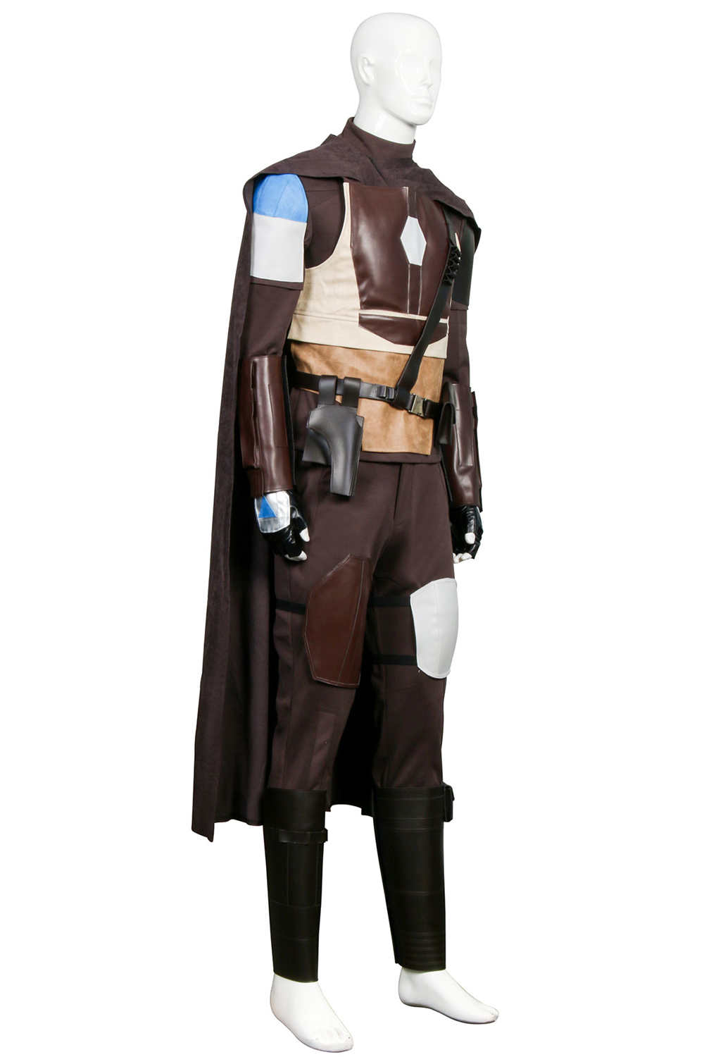 Star Wars Mandalorian Armor Boba Fett Halloween Cosplay Costume Uniform-Takerlama