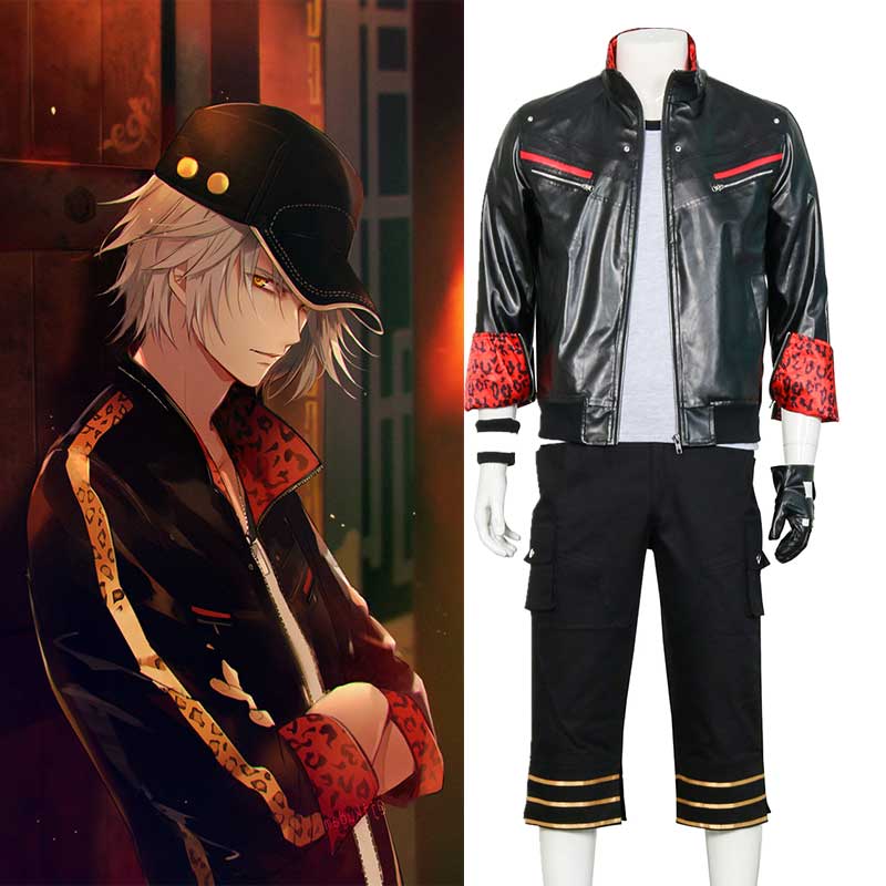 Leslie Kyle Cosplay Costume Game Final Fantasy VII Remake Adult Men Outfit Halloween Carnival Outfits-Takerlama