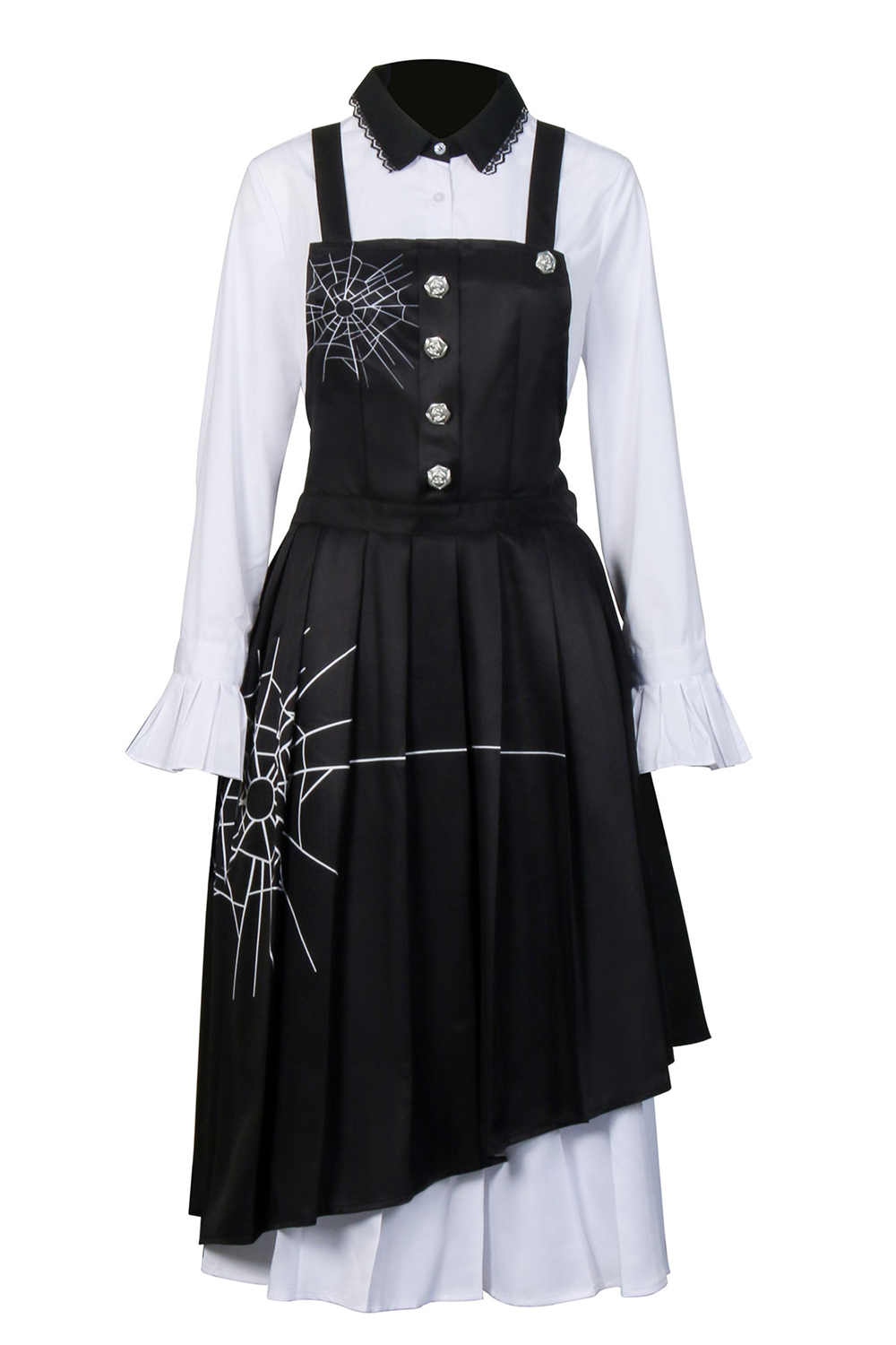 Anime Danganronpa V3 Tojo Kirumi Ultimate Maid Halloween Cosplay Costume Outfits Shirt-Takerlama