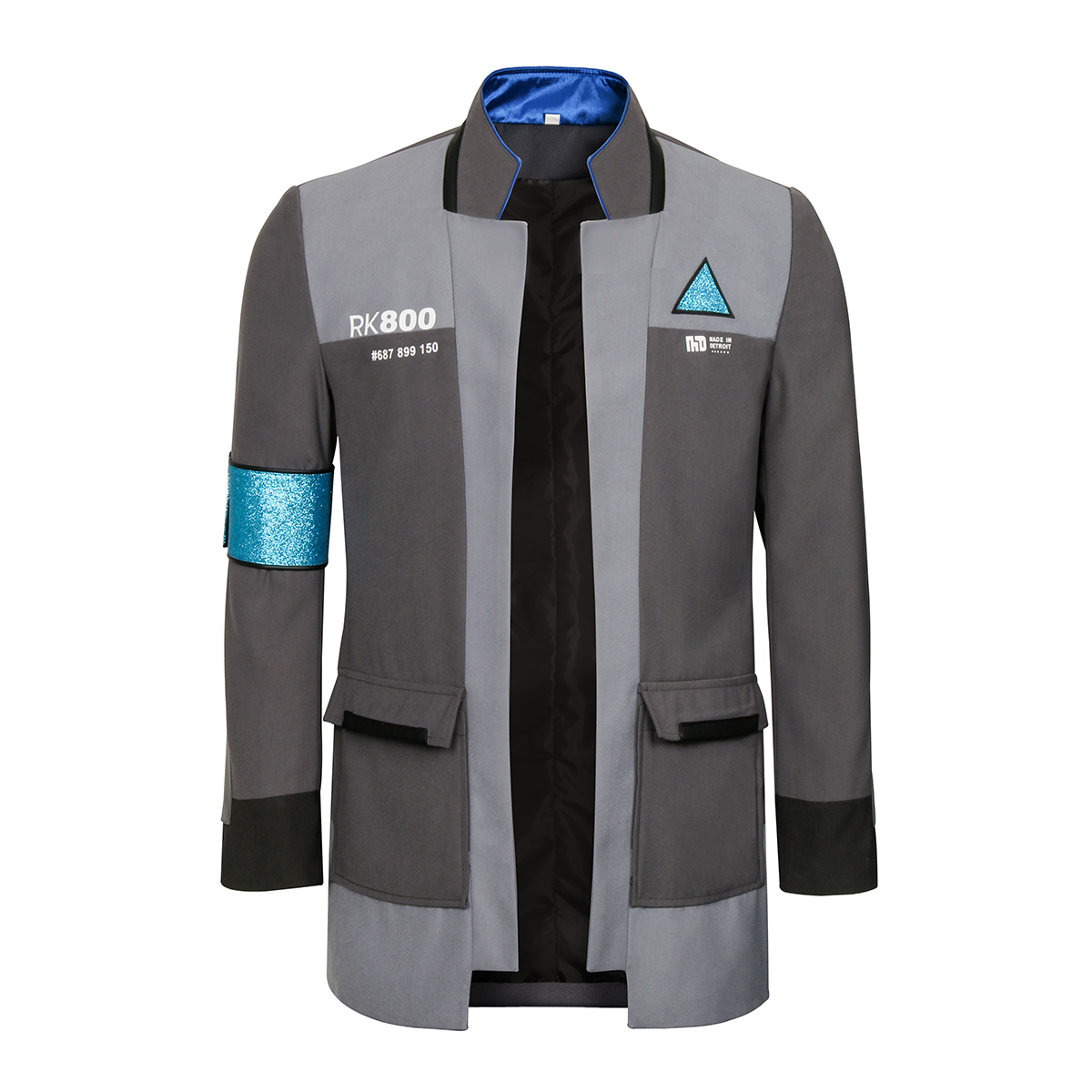 Game Detroit: Become Human Connor RK800 Agent Suit Uniform Tight Unifrom Costume for Halloween Carnival Cosplay-Takerlama