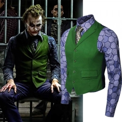 Joker Costume Heath Ledger Batman Dark Knight Arthur Fleck Cosplay Shirt (Ready To Ship)