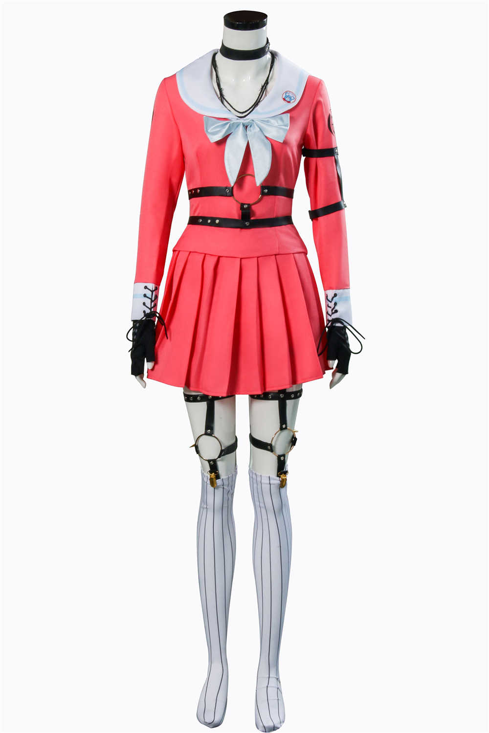 Anime Danganronpa Dangan Ronpa V3: Killing Harmony MIU Iruma High School Uniform Cosplay Costume-Takerlama 