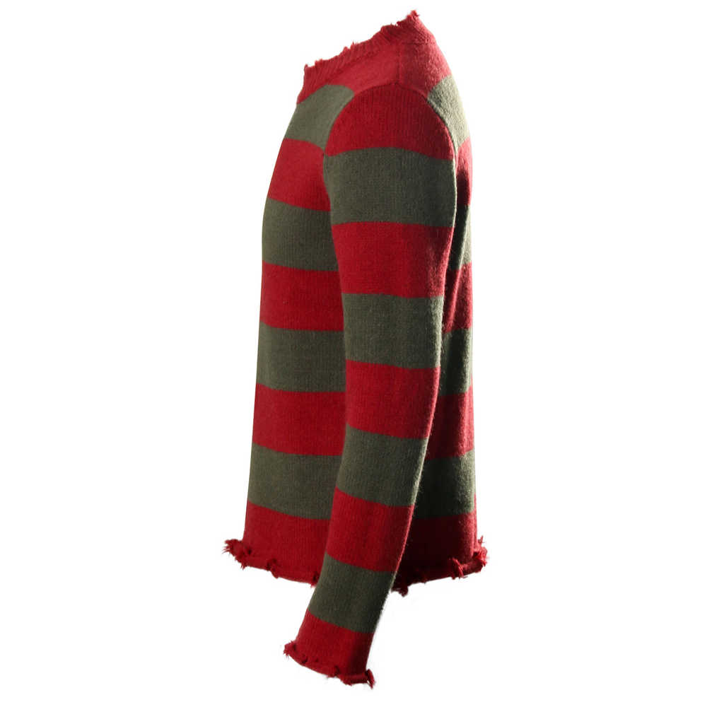 Scary Film A Nightmare on Elm Street Adult Freddy Krueger Sweater Men Cosplay Costume-Takerlama