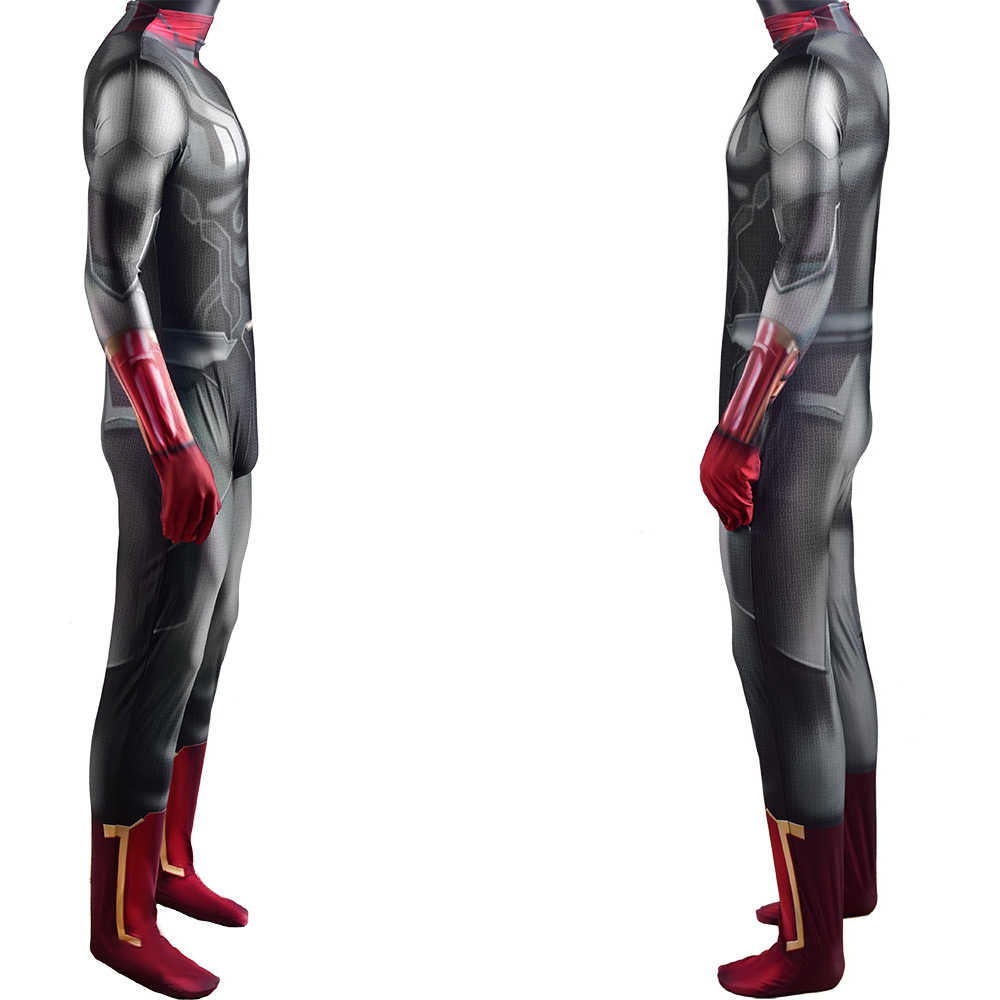 Avengers 3: Infinity War Edwin Jarvis Halloween Cosplay Costume Vision Jumpsuits-Takerlama